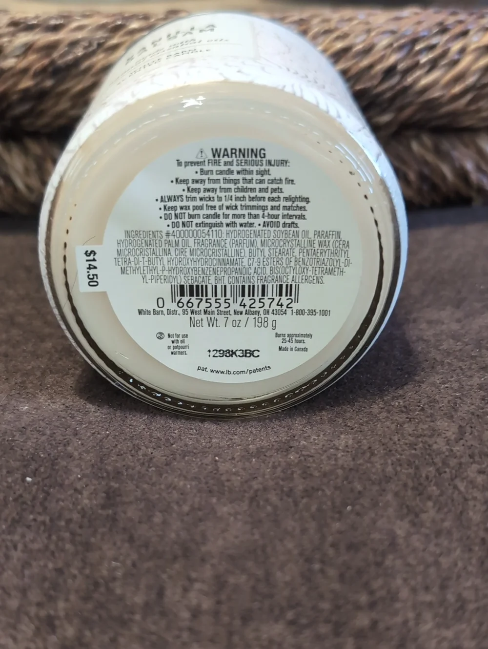 Vanilla Balsam Single-Wick Candle
